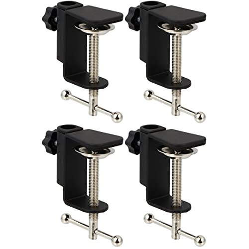 Vaguelly 4 Pcs Grampo De Microfone Para Desktop Clipe De Suporte De Microfone Braçadeira De Montagem