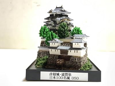 彦根城模型完成品　プラモデル　ジオラマ　建築模型　ホビー For the first time in decades, built Hikone castle. Plastic