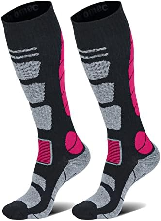Ski Socks Merino Wool Thermal Knee High Winter Snowboard Sport Socks Men Women, Hunting