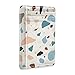 Vintage Terrazzo Orange Blue Black Geometric Texture Slim Minimalist Wallet, Front Pocket RFID Blocking Leather Credit Card Holder, Case Protector Covers for Men Women