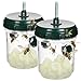 Produktbild com-four® 2X Wespen Lebendfalle - Natürliche Wespenfalle für draußen - Wespen vertreiben - Mittel gegen Wespen - Wespenabwehr zum Aufstellen und Aufhängen - 360 Grad Wirkung (02 Stück - grün 13cm)