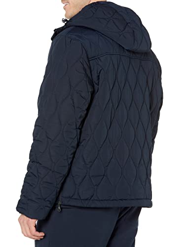 Image of Amazon Essentials Mens Anorak Hooded Quarter-Zip Puffer Coat