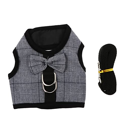 BESPORTBLE 1Set Animal Harness Leash Stylish Bunny Vest with Leash Kit for Outdoor Activities Comfortable for Rabbits for Various Theme Parties