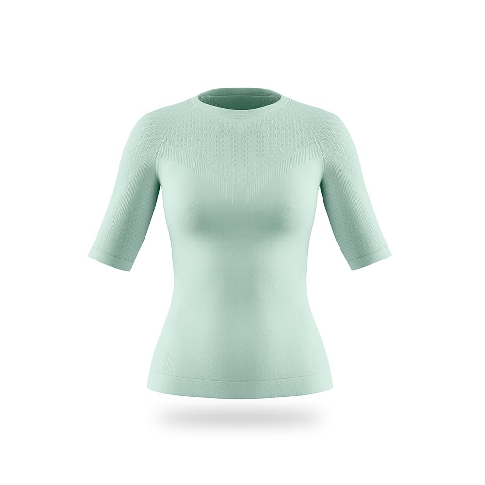 BAUERFEIND Maglietta a compressione "Sports Compression Shirt Short Sleeve", maglietta a maniche corte da donna, per migliorare la circolazione sanguigna dei muscoli del busto e delle braccia
