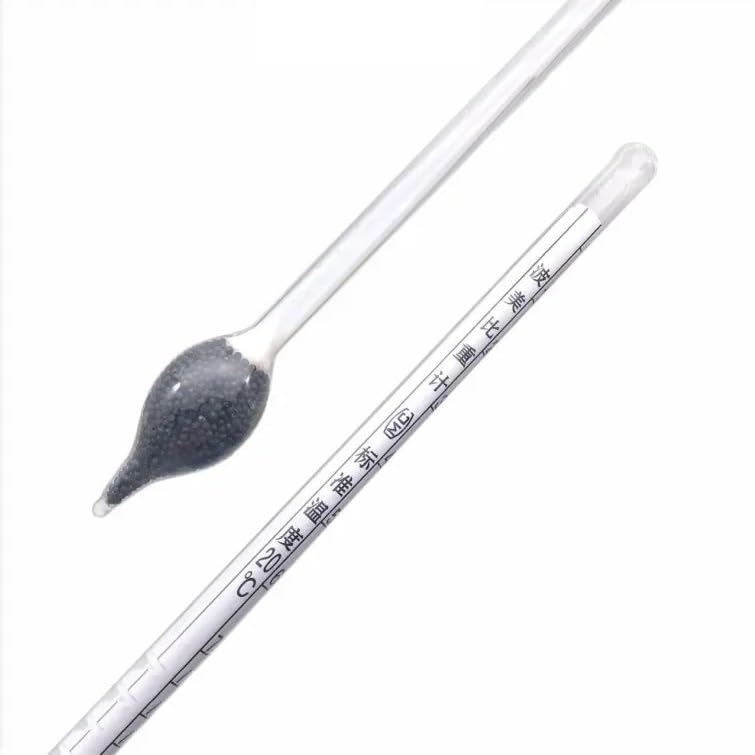 Laboratory Baume (°Bé) Meter Glass Densitometer 0-70 High Precision Salinity Hydrometer Glass Liquid Hygrometer Pack of 5/PK