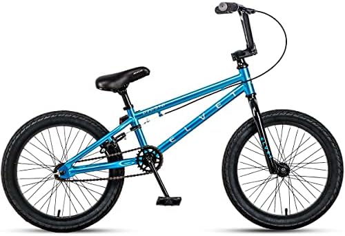 AVASTA Kids Bike 18 Inch BMX Freestyle Bicycle for 5 6 7 8 Years Old Boys, Freewheel Kids Bike with Handbrake/Rear U-Brake, Blue