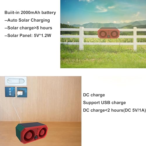 Comboss 911T Solar Outdoor Motion Sensor Alarm: Comboss Barking Dog Motion Sensor,Motion Sensor Dog Barking Sound thumb #2