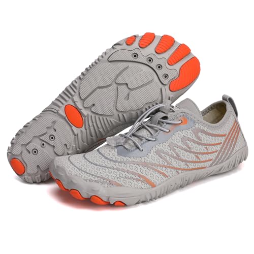 Aonegold Zapatos De Agua Hombre Escarpines Mujer Outdoor Secado Rápido Surf Calzado Para Yoga Playa Natación Transpirable Ligeras Antideslizante Zapatos Descalzos Gris,42eu Aonegold Zapatos De Agua Hombre Escarpines Mujer Outdoor Secado Rápido Surf Calzado Para Yoga Playa Natación Transpirable Ligeras Antideslizante Zapatos Descalzos Gris,42eu