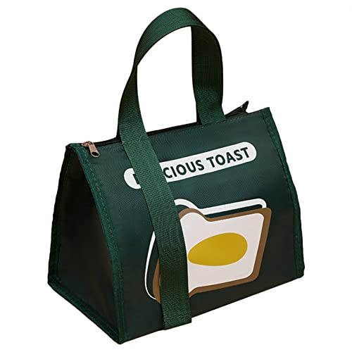 LANWHO ランチバッグ 保冷保温両用 オックスフォード生地 撥水加工 断熱アルミシート 大容量手提げ 抗菌消臭 軽量 巾着型 子供・学生・オフィス用 通勤・通学・ピクニック・アウトドア 男女兼用 おしゃれ 再利用可能