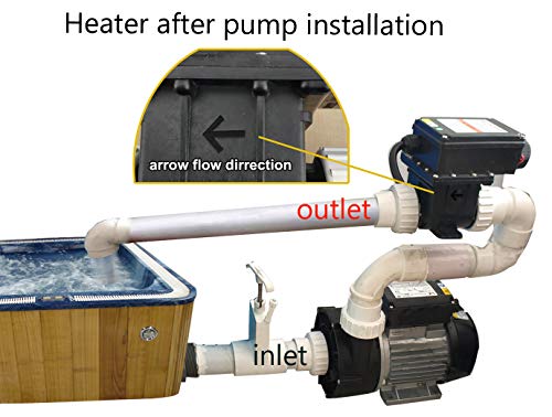 Uceder Hot Tub Lx H20-Rs1 Thermostat 110V 2Kw With Adjustable Temperature Thermostat For Some Hot Tubs,Underground Small Pool &Bathtub（Suggest Connect 20A Adapter Or Breaker）… #TOP5