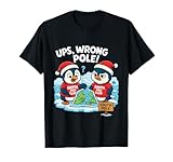 Weihnachten Humor Pinguin Cartoon Design