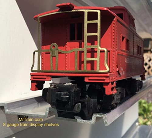 Dechant's Railroad Express S Scale/Gauge Model Train Display Shelves | Set of 2 | 48