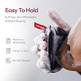 Caveem Exfoliating Body Scrubber, Bath and Body Scrub Buffer, Body Exfoliator for Remove Dead Skin, Gentle and Rough Lightweight Sponge for Shower (2 Pack) - Image 6