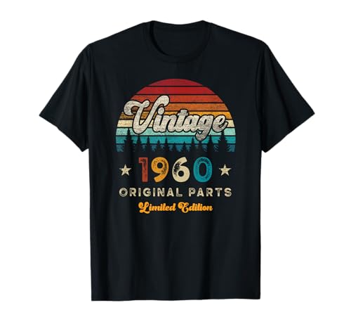 Vintage 1960 aniversário 65 anos Limited Edition t-shirt