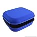 Headphones Case for Sennheiser HD598, HD558, HD518, HD595, HD555, HD515, HD650, HD600, Sony v700dj, 7509hd, 7506 Headphone Full Size Hard Carrying Case / Headset Travel Bag (Blue Fabric)