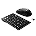 Produktbild CATECK Ziffernblock und Maus Kombination, 2,4G kabellose Mini USB Ziffernblock und Maus Kombination mit USB Empfänger für Laptop, Desktop und Notebook. Es Wird nur EIN USB Empfangsteil benötigt.