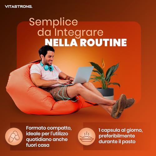 Prostapro Vitastrong, Integratore Prostata Uomo Con Serenoa Repens 45%, Zucca, Ortica, Epilobio, Pygeum, Licopene, Zinco, Vit B6 E D3, Benessere Vie Urinarie, 1 Capsula/Giorno, Senza Glutine/Lattosio - 7
