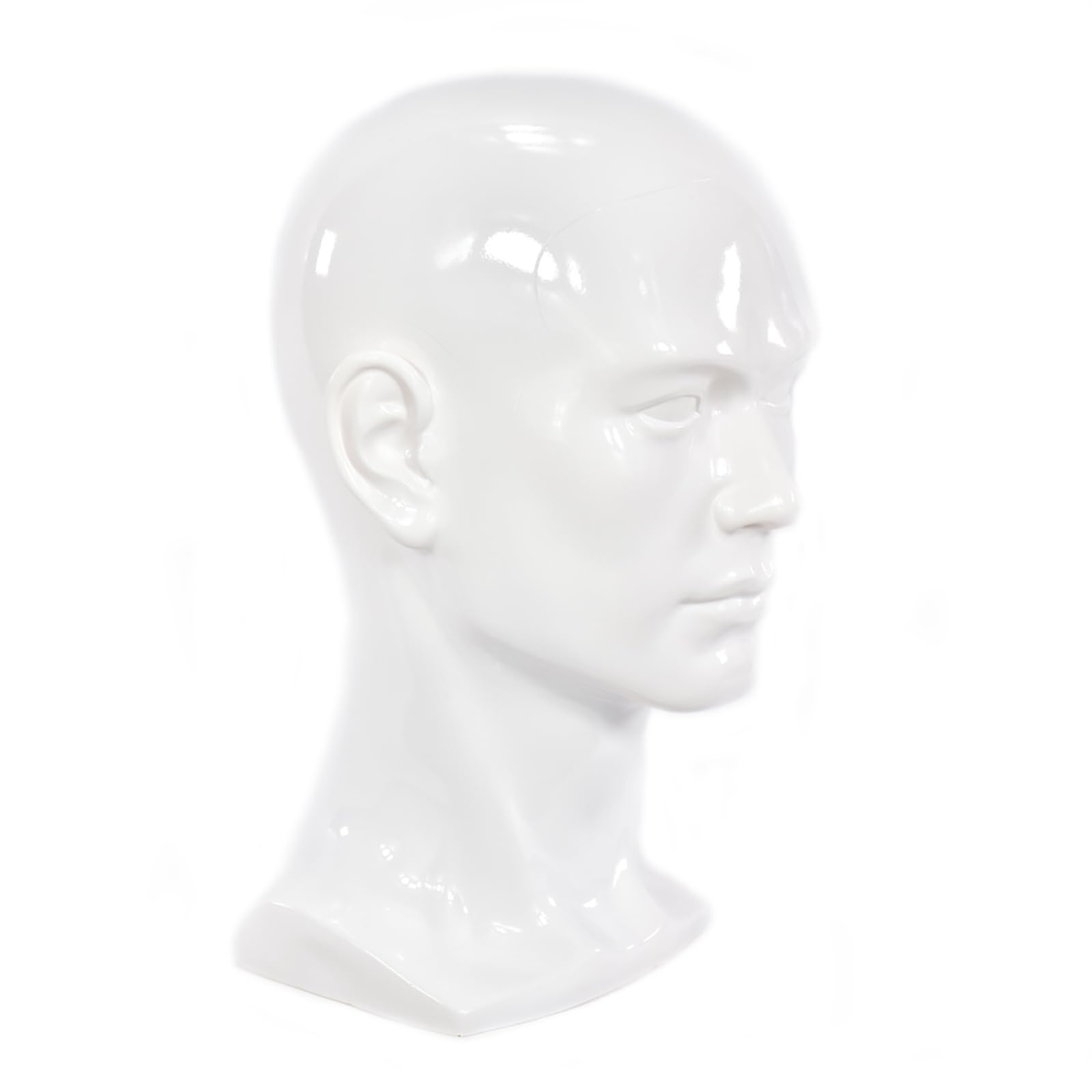 Tête de Mannequin en Plastique, tête d'homme, avec Perruque, réaliste, pour présentation de Chapeaux, Lunettes de Soleil... (30LB)