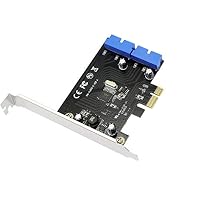 SinLoon – SinLoon PCI Express auf Dual 19 Pin USB 3.0 Karte PCI-e auf 