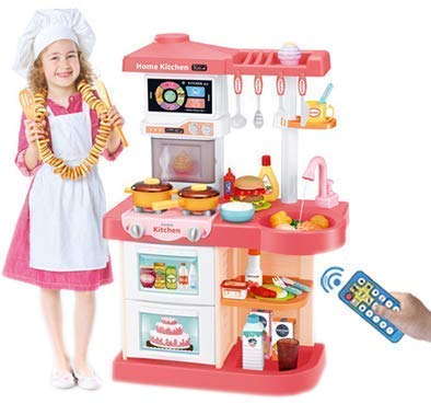 Buy Game Eight 42 Piece Kitchen Play Set with Lights & Sound for Girls ...