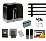 KIT RAPID C720 AUTOMAZIONE PER CANCELLO SCORREVOLE 400KG 24V CON 4MT CREMAGLIERA 1059995-C720