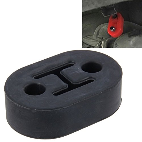 Universal Car Two Holes Adjustable Rubber Mounting Bracket Exhaust Tube