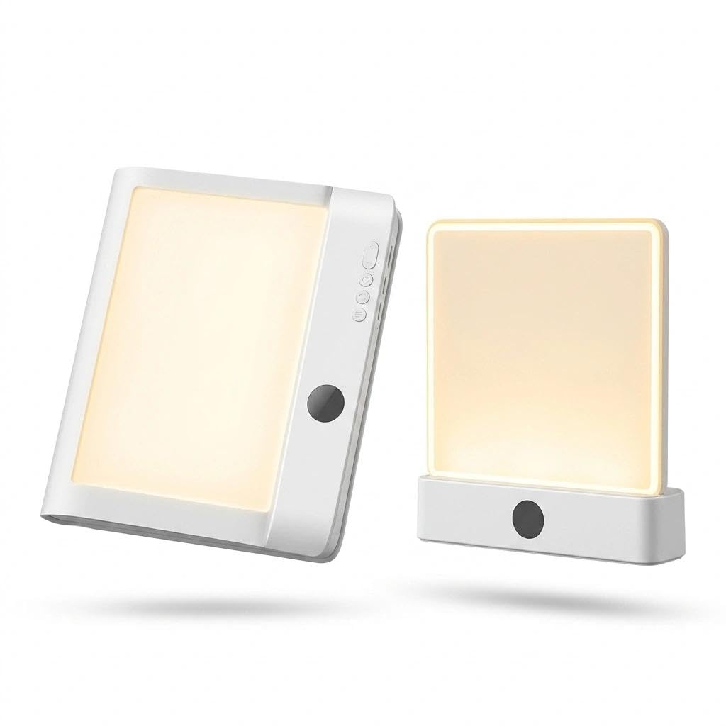 Luminpage Lampada LED Lettura USB Ricaricabile Trasparente Portatile (Nero)
