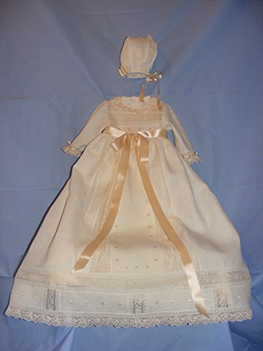 Faldón de cristianar de hilo estilo clásico