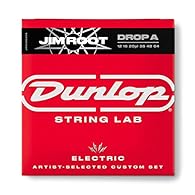Handpicked by Jim Root in the Dunlop String Lab Each gauge chosen for peak performance under intense playing conditions Designed for exceptional tuning stability and high-end clarity when tuning down String Gauge: 12-16-20pl-38-48-64 Made In the USA