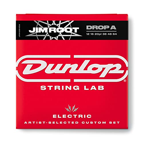 JIM DUNLOP Jim Root Guitar Strings 12/64 (Drop A) - 6/Set, Nickel, 12-64 GAUGE