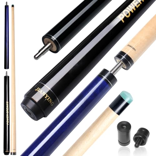 YEUEK Jianying PD-11S 3- Piece Heavy Hitter Break Jump Cue,58in Break Jump Pool Cue Stick with 13mm Bakelite Tip,21oz Professional Pool Stick for Explosive Breaks and Effortless Jumps
