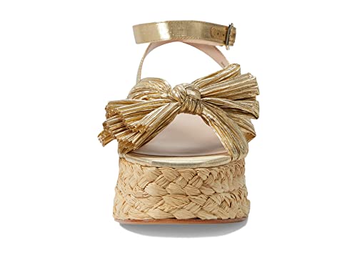 Image of Loeffler Randall Women's Gaby Pleated Bow Braided Espadrilles