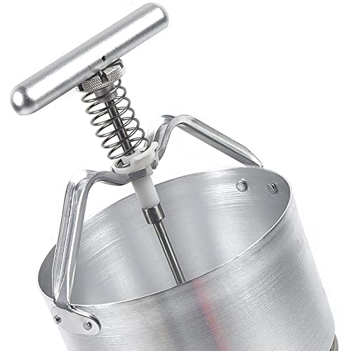 Donut Batter Dispenser, Donut Maker Manual Donut Dropper Hopper, Food-Grade Aluminum Donut Depositor With Stand, 6 Adjustable Thicknesses Mini Donut Maker #TOP6