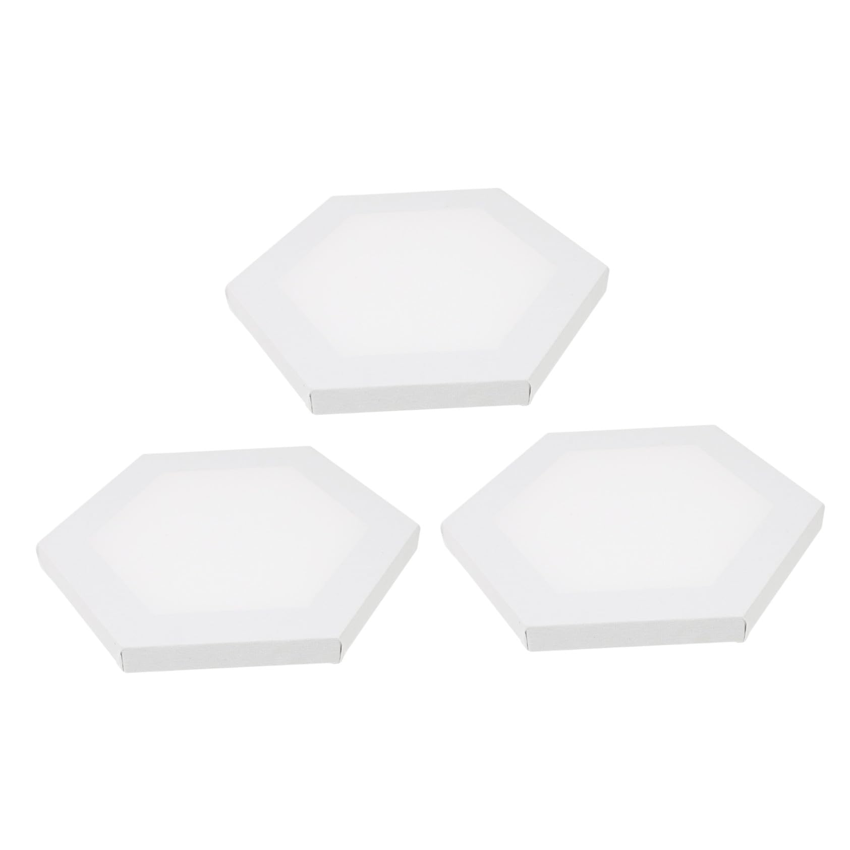 Paneles de pintura en lienzo hexagonales Hemobllo de 30cm para acrílico