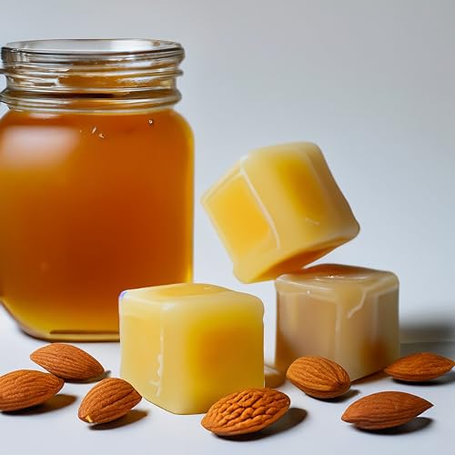 Candlecopia Honey Almond Strongly Scented Hand Poured Vegan Wax Melts, 12 Scented Wax Cubes, 6.4 Ounces in 2 x 6-Packs
