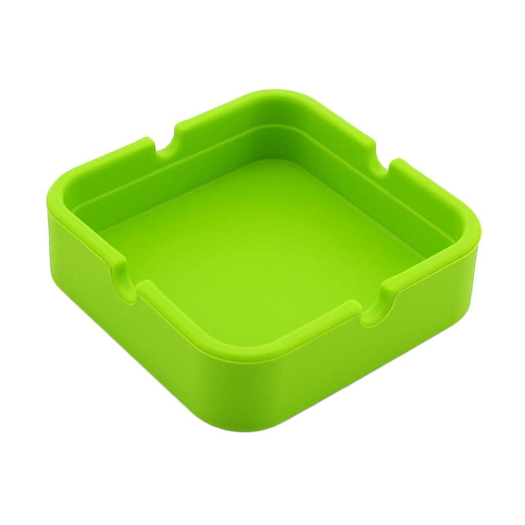 ATORSE Silicone Ashtray Cigarette Ash Tray Pub Plastic Ashtray Garden Green-image-47