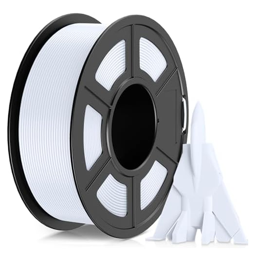 JAYO Filamento PLA ad Alta Velocità 1.75mm, Filamento Stampante 3D PLA per Stampa Veloce Fino a 600 mm/s, Filamento PLA ad Alto Flusso Diametro Precisione +/- 0,02 mm, 1.1KG (2.42LBS) Bobina, Bianco