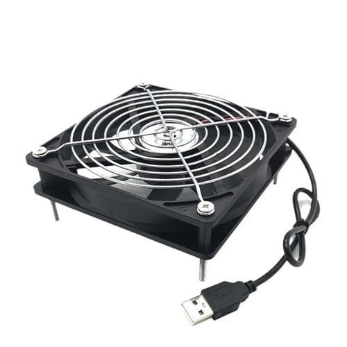 Ventilateur de boîtier silencieux 12V supprime surchauffe du routeur