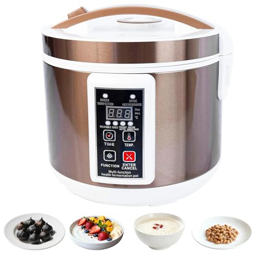 5L Black Garlic Fermenter, Yogurt Maker with Adjustable Temperature &