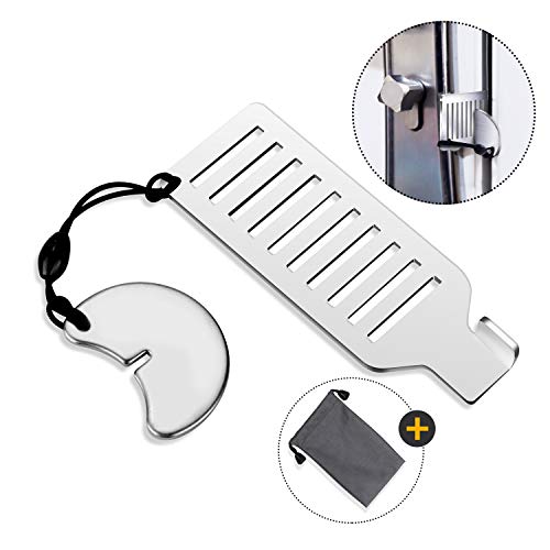 Portable Door Lock for Travel - Improved Travel Door Lock Hotel Door Lock