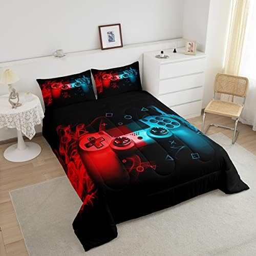 Loussiesd Camouflage Bedspread Single For Kids Boys Makes Hidden Army Green Quilted Bed Teenagers Decorative Winter Summer Bedspread Camouflage Super Soft with 1 Pillowcase