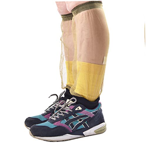 Peosaard U260424TZG6Z7ZC30US Protector de Pierna Anti-Mosquito de Malla para Deportes al Aire Libre Verde 1 Par miniatura 4