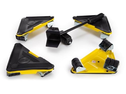 Toolland Kit de déplacement de Meubles avec 4 Coins roulants, capacité de Charge 100 kg