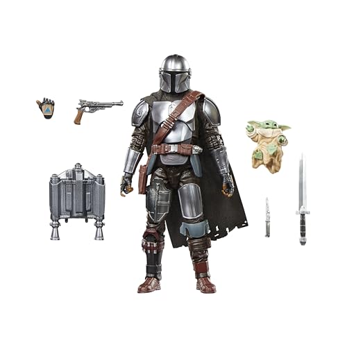Star Wars The Black Series, The Mandalorian & Grogu, The Mandalorian & Grogu, 15 cm Deluxe Sammelfigur zum Verschenken