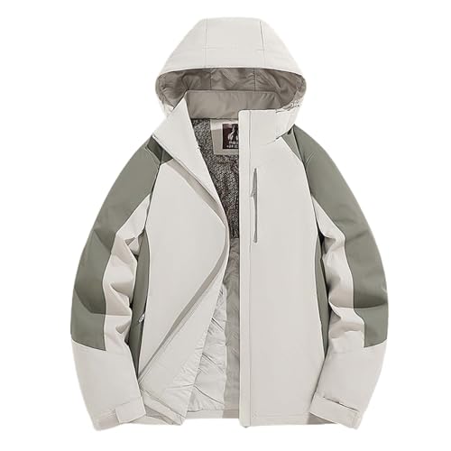 Blouson bombers homme militaire chaud et coupe-vent avec fourrure