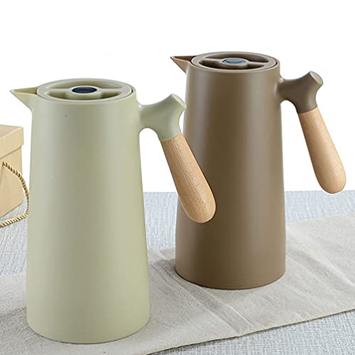 DOITOOL Garrafa térmica para café, garrafa térmica de plástico, garrafa térmica de água, mantém a ch