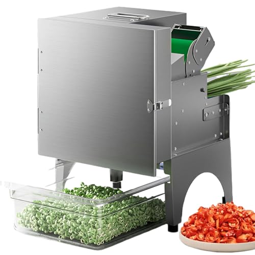 Picadora eléctrica de verduras para un procesamiento eficiente de zanahorias, cilantro, puerros y cebollas verdes