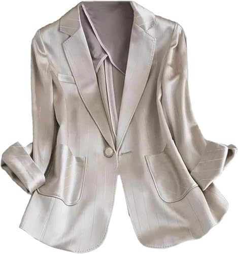 OCCASIONE: adatto per l'uso quotidiano, casual, ufficio, scuola, shopping, abbigliamento, lavoro, ecc., Ottimo per occasioni formali, riunioni di lavoro e altro ancora. Sia che tu voglia un look business casual o un look elegante, questa giacca soddisferà le tue esigenze.