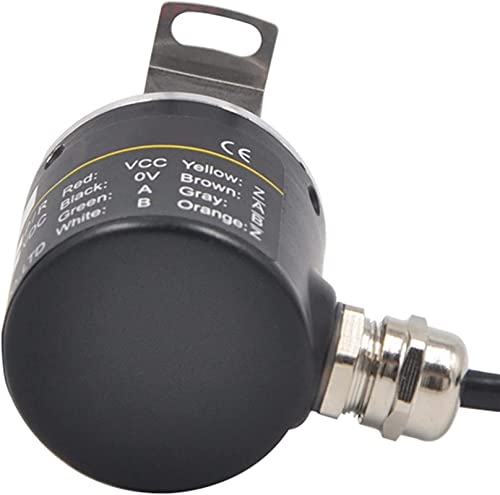 Commutateur optique de type codeur rotatif incrémental 3600ppr avec câble bas