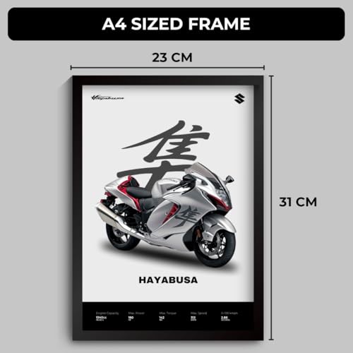 Image of Funk You Store A4 Poster Photo Frames All Cars (Hayabusa) (F 042)